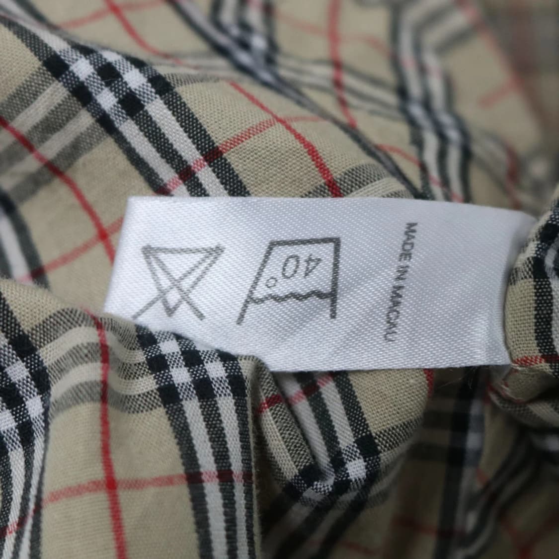 버버리 체크 셔츠 65124 상품이미지9