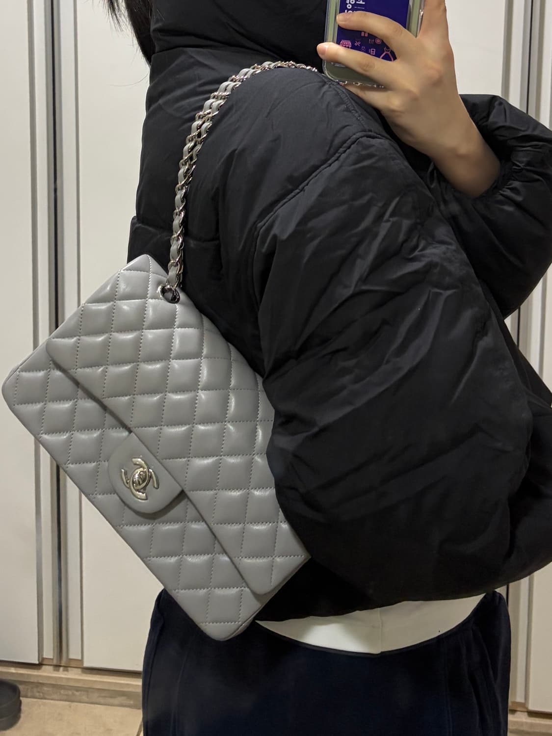 샤넬 클래식 미디움 상품이미지5