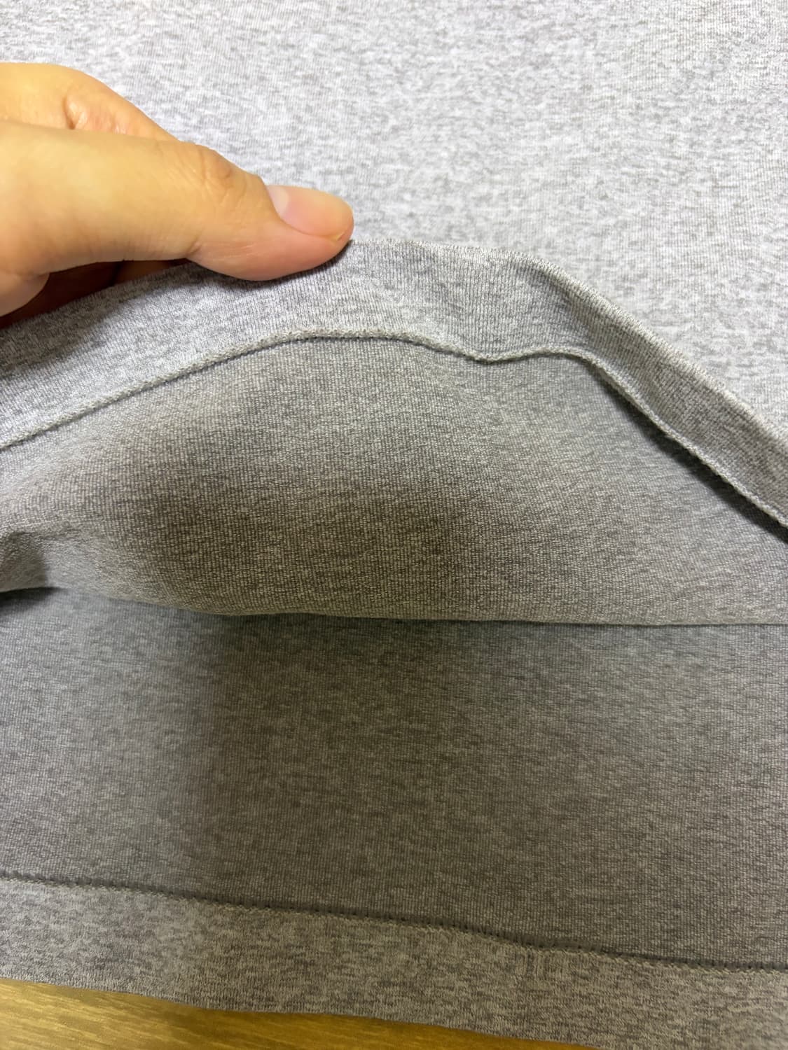 ASOS 헨리넥 티셔츠 그레이 상품이미지4