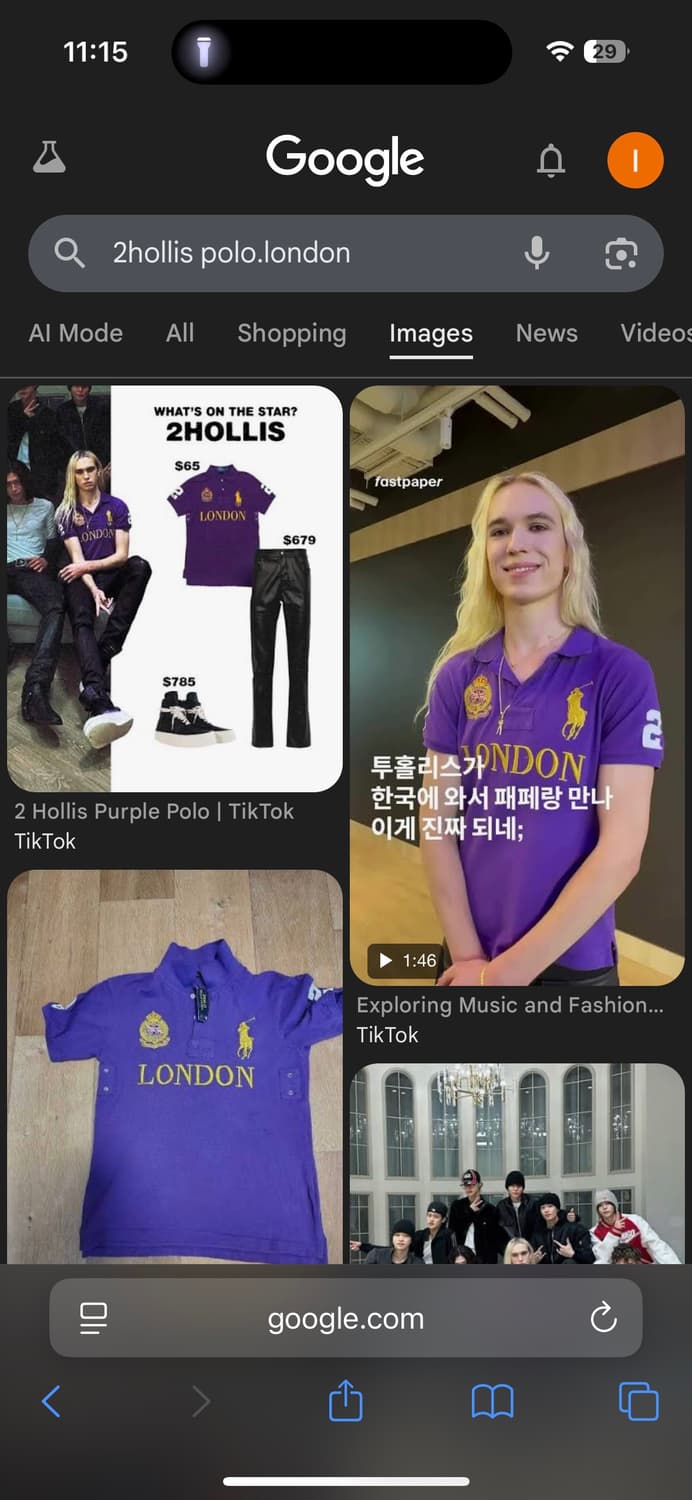 폴로랄프로렌 런던 치프키프 pk L (2hollis착용) 상품이미지3