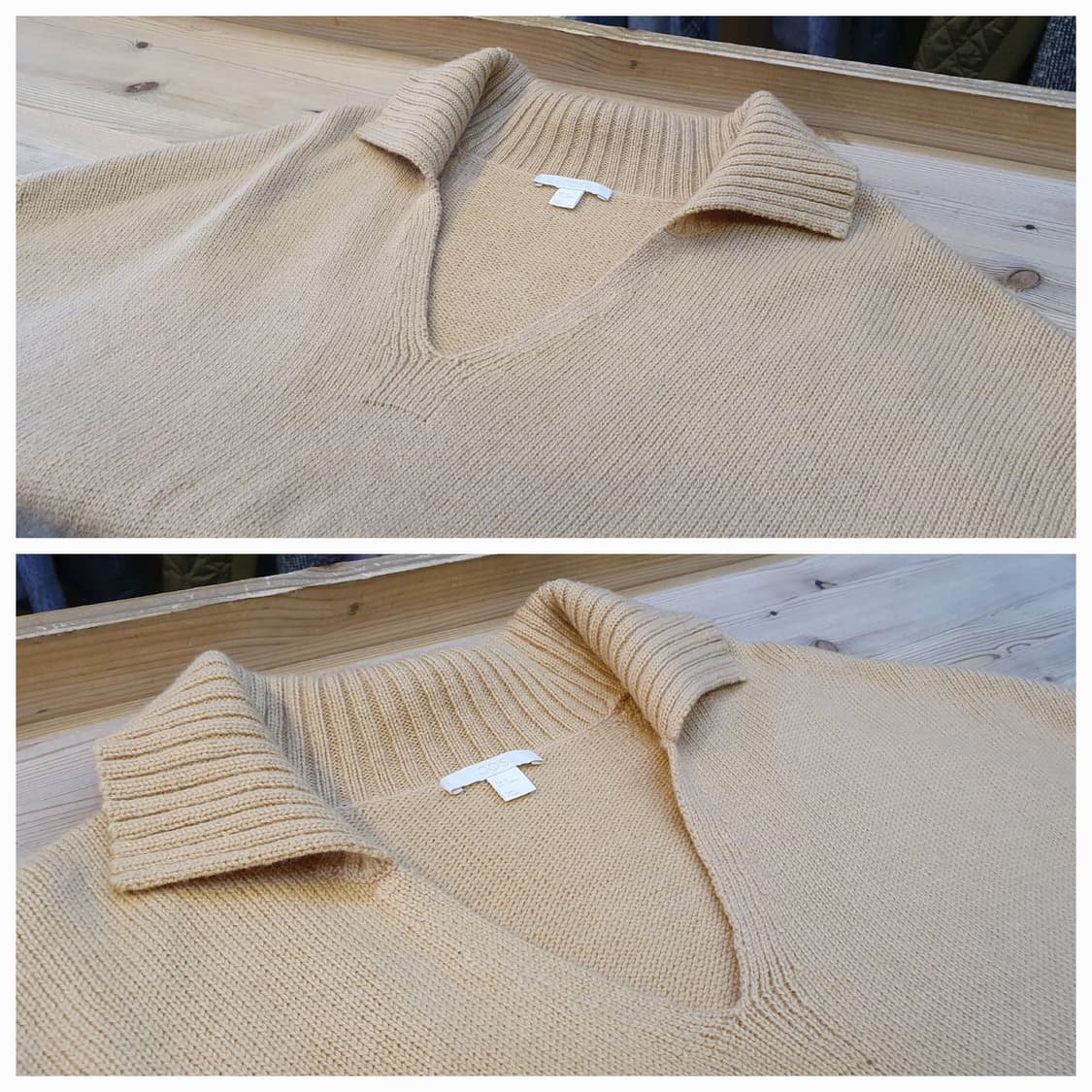 77/88.COS 브이넥 박스니트 상품이미지3