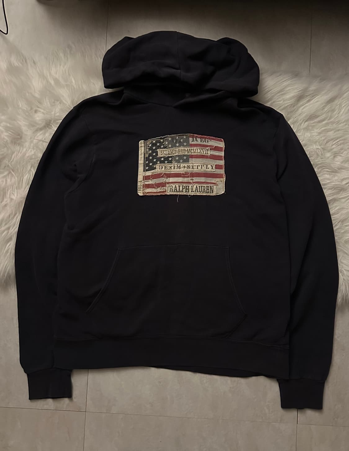 Ralph Lauren 데님앤서플라이 성조기 루즈 후디 상품이미지1