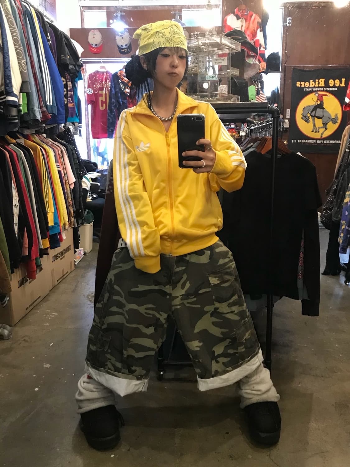 🐥 아디다스 클래식 오버핏 옐로우 져지 ⭐️Rare⭐️ 🐥 상품이미지3