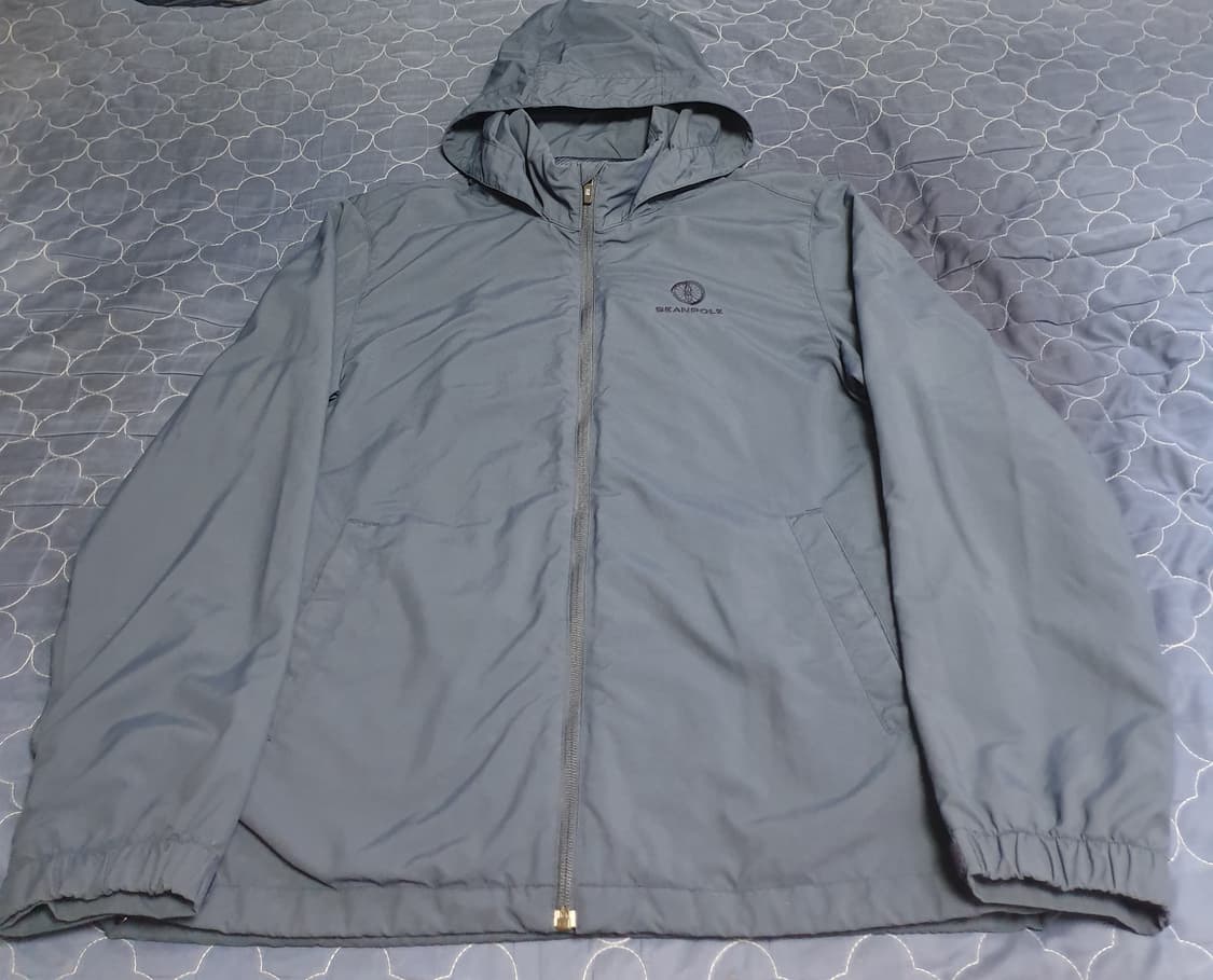 (빈티지) 빈폴 아웃도어 시그니처 자수로고 후드 바람막이 네이비(XL) 상품이미지1