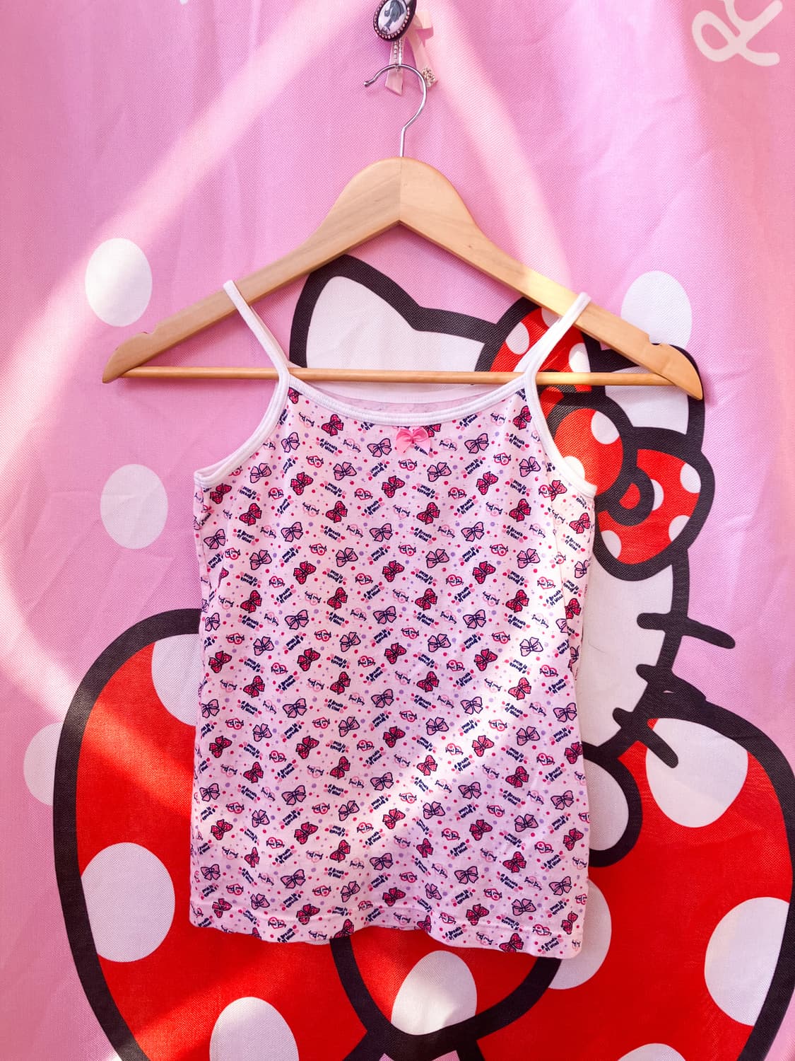 jpn 하트 리본 슬리브리스 상품이미지1