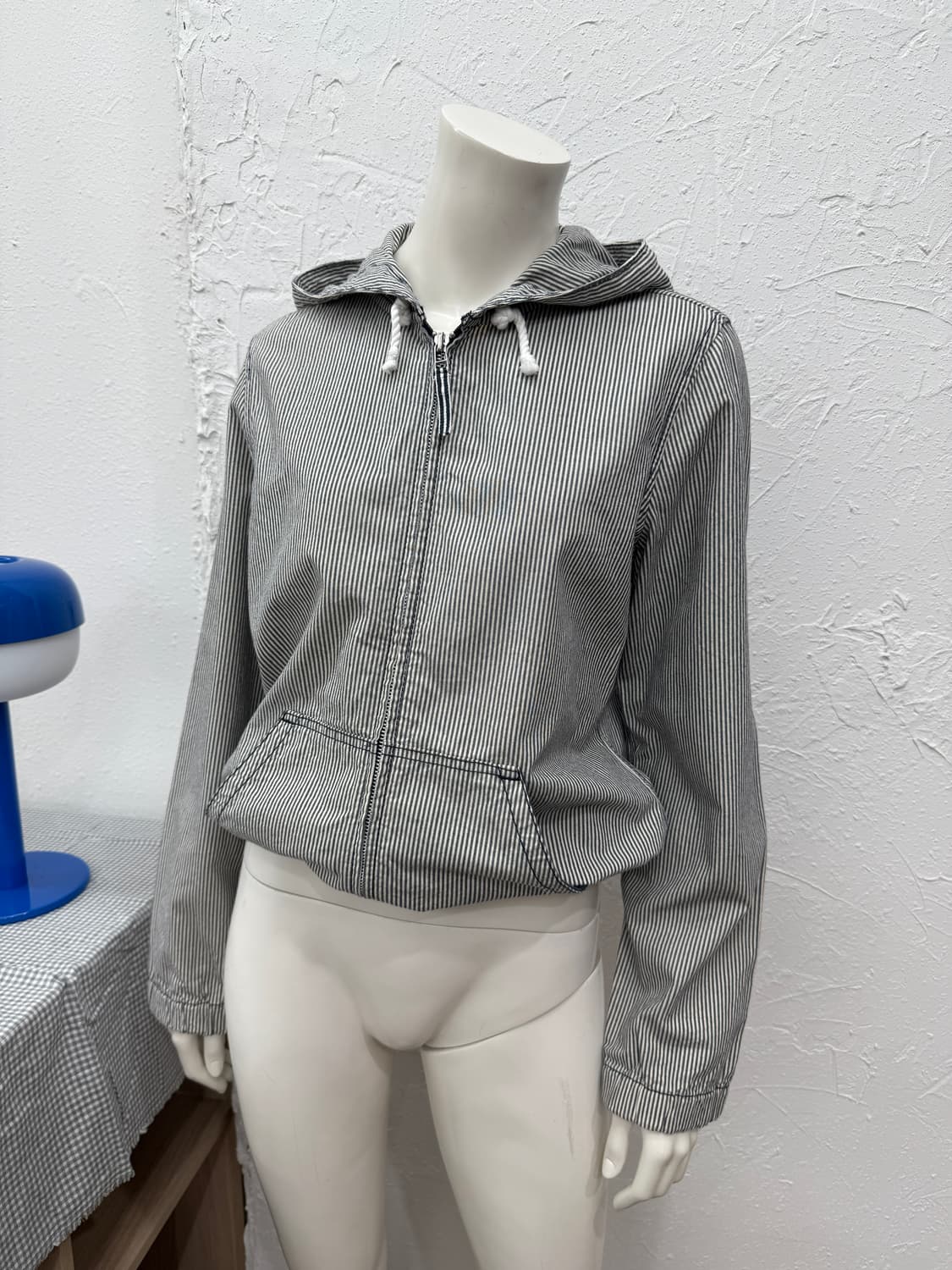 빈티지 GAP 갭 히코리 스트라이프 후드 집업 자켓 상품이미지1