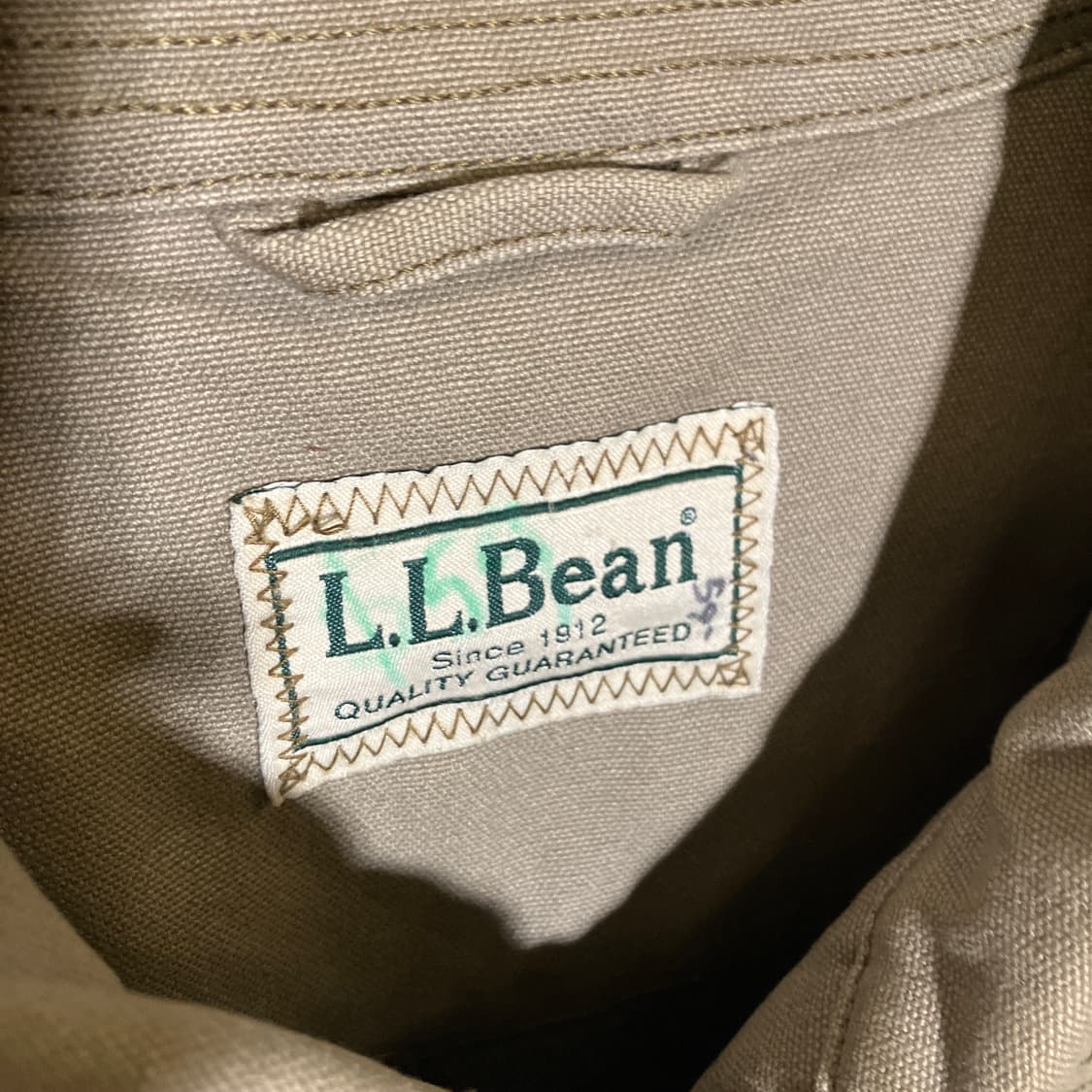 M-L)엘엘빈 울 안감 워크자켓 코튼 점퍼 상품이미지3