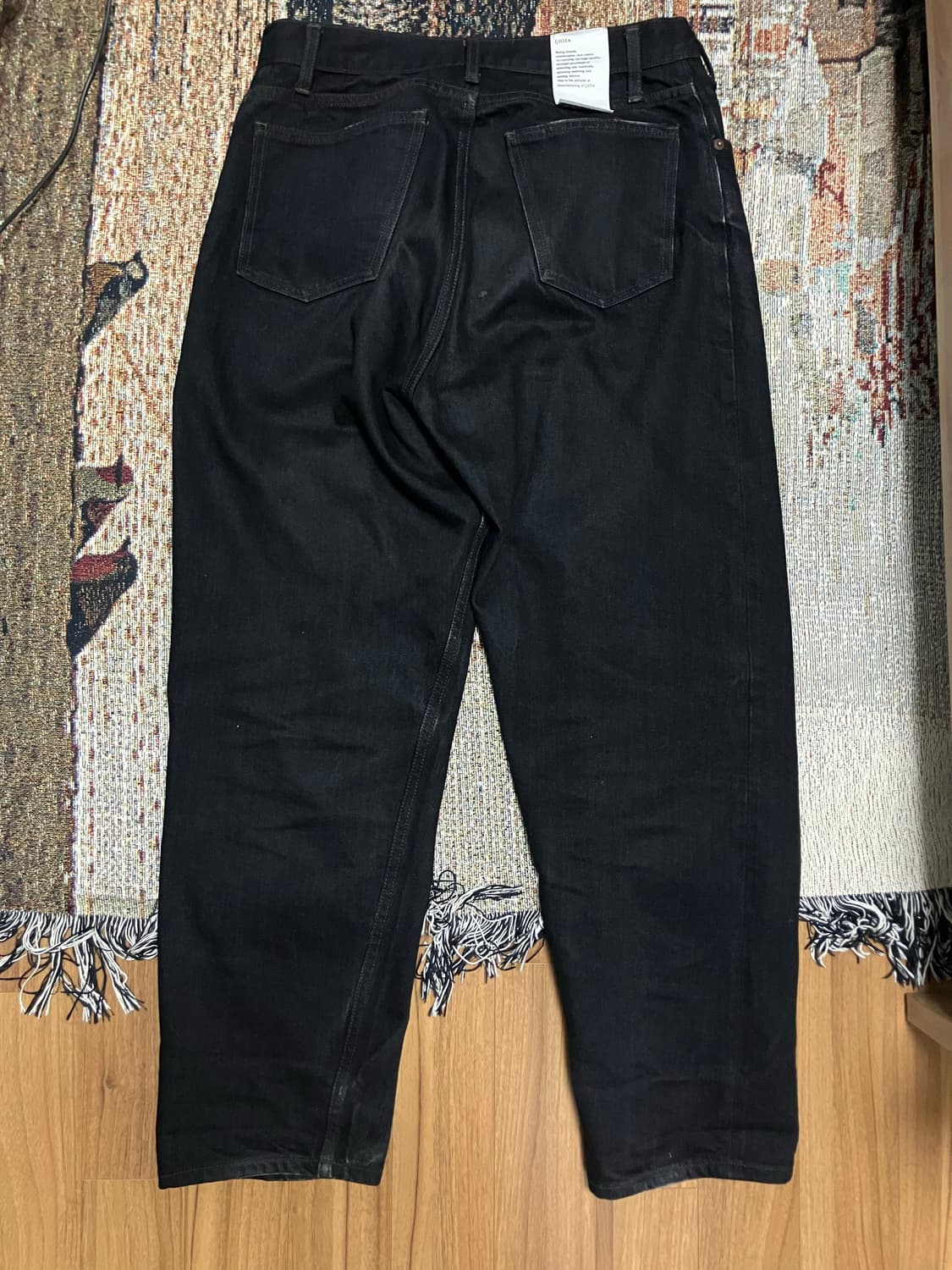 [30] Ciota 5포켓 배기 데님 팬츠 블랙 상품이미지3