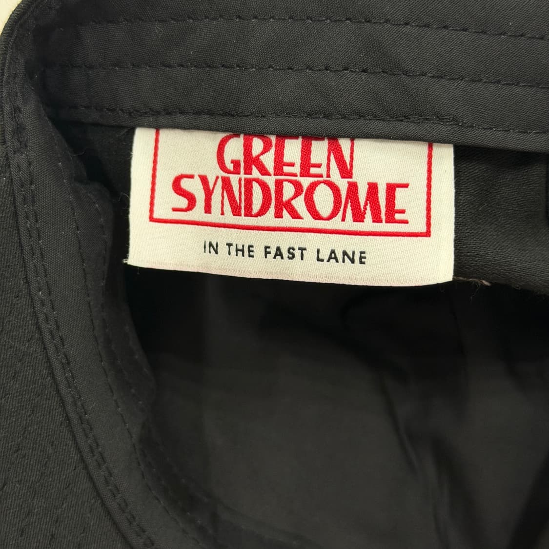 그린신드롬 알파벳 5패널 캡 모자 블랙 상품이미지4