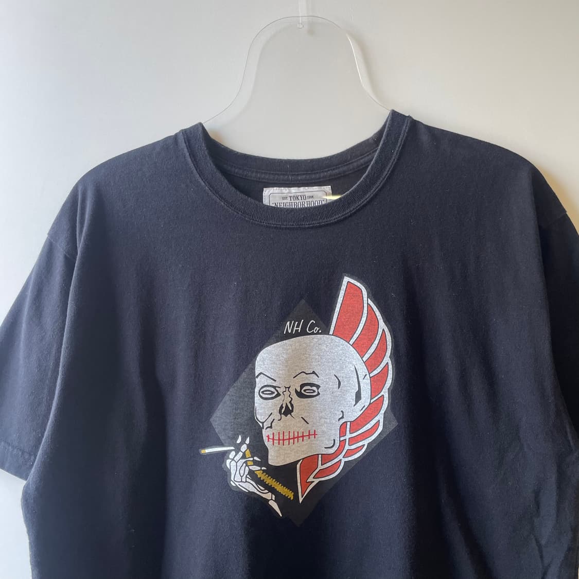 네이버후드 스컬 스모크 반팔 티셔츠 상품이미지2