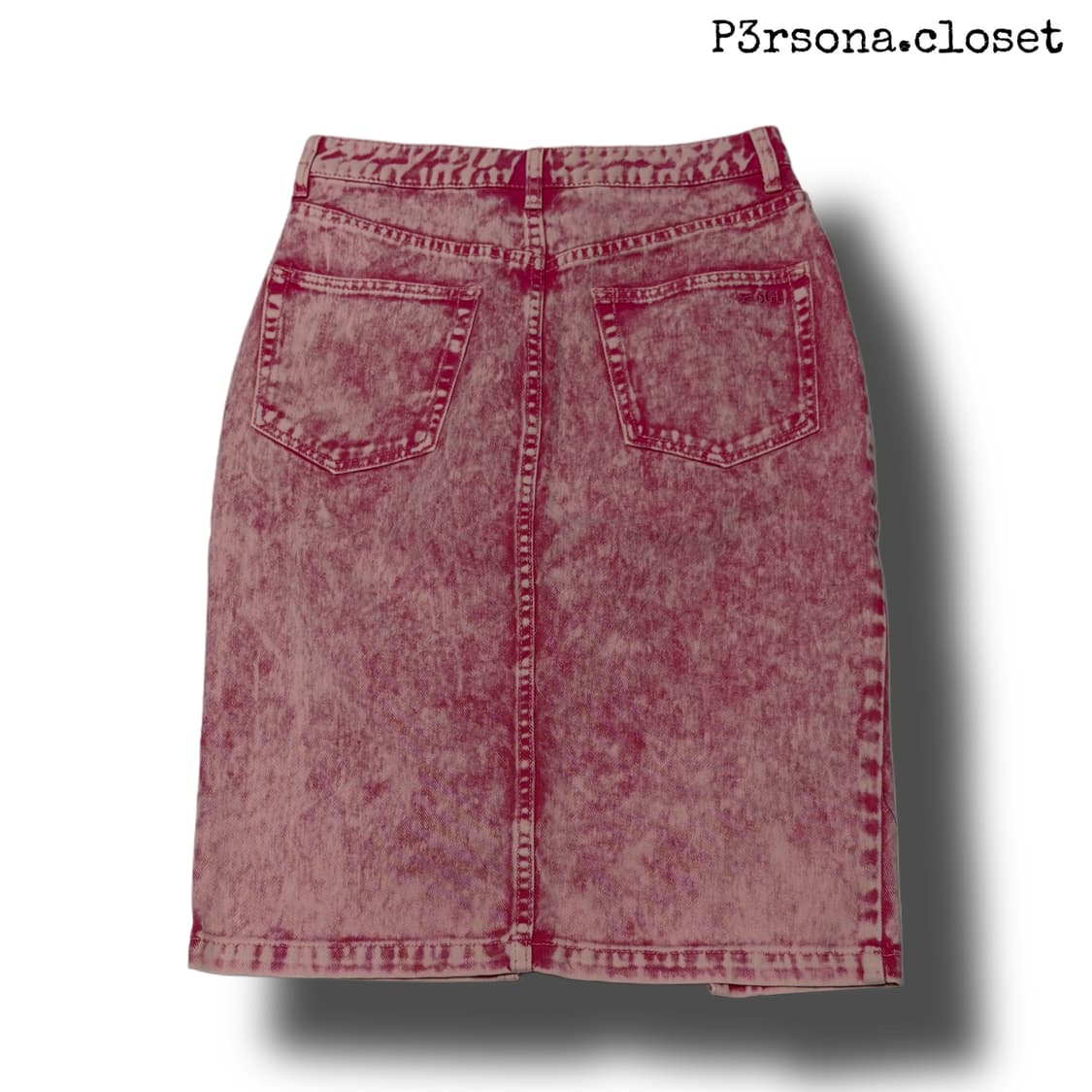 X girl pink washing skirt 상품이미지2