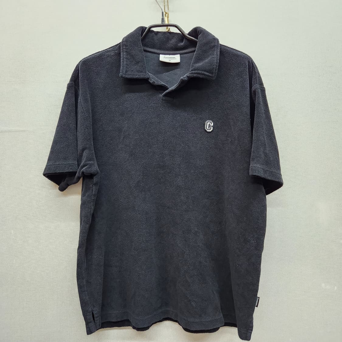 커버낫 로고 테리 반팔카라 S(L) 상품이미지1