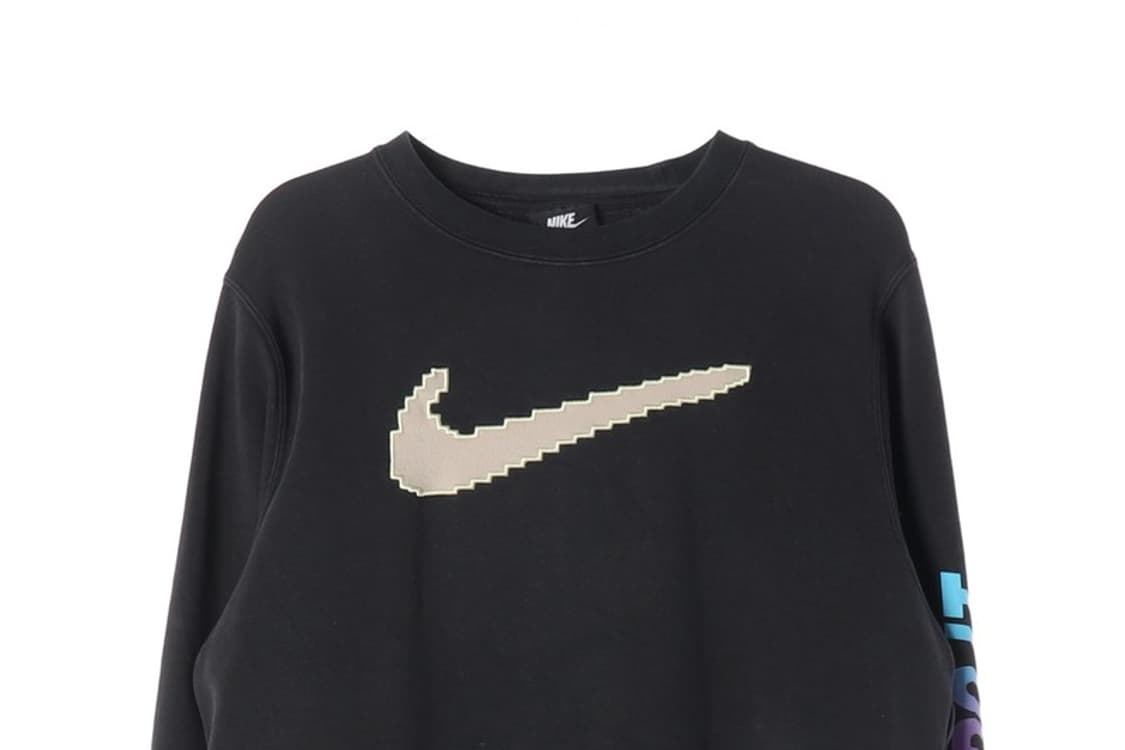 나이키 픽셀 스우시 암레터링 맨투맨 M 상품이미지3