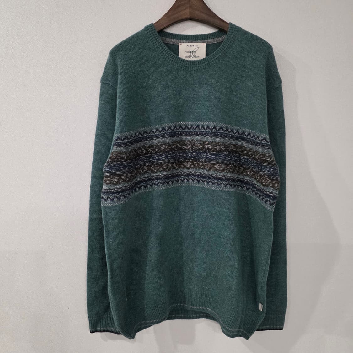 헨리코튼 라운드 니트 100 상품이미지1