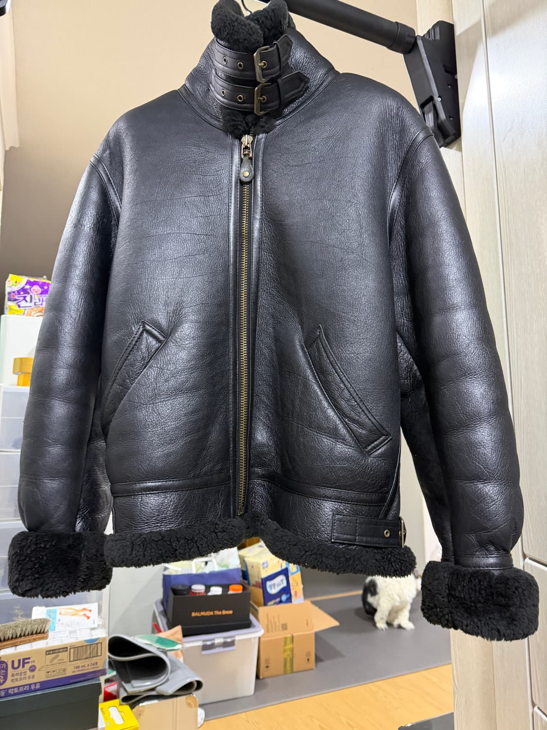 빈티지 b-3 무스탕 100-105 상품이미지3