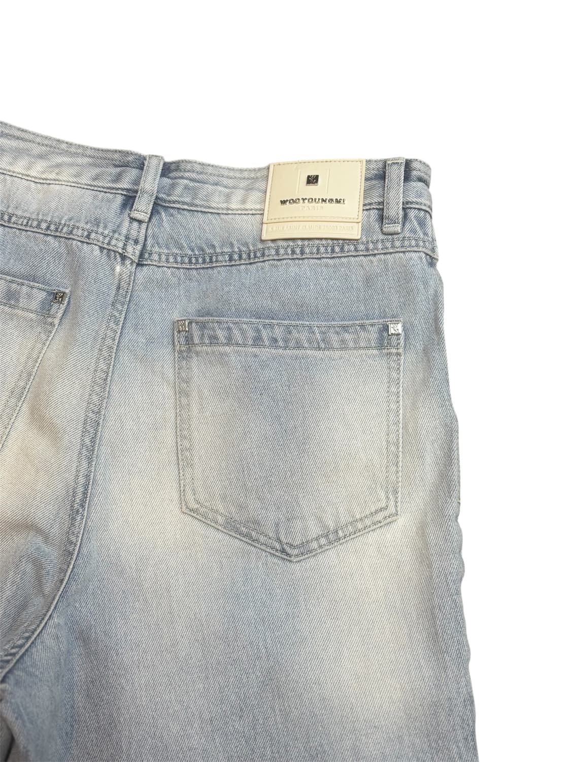 우영미 스트레이트 데님 팬츠 라이트 블루 23SS 상품이미지3