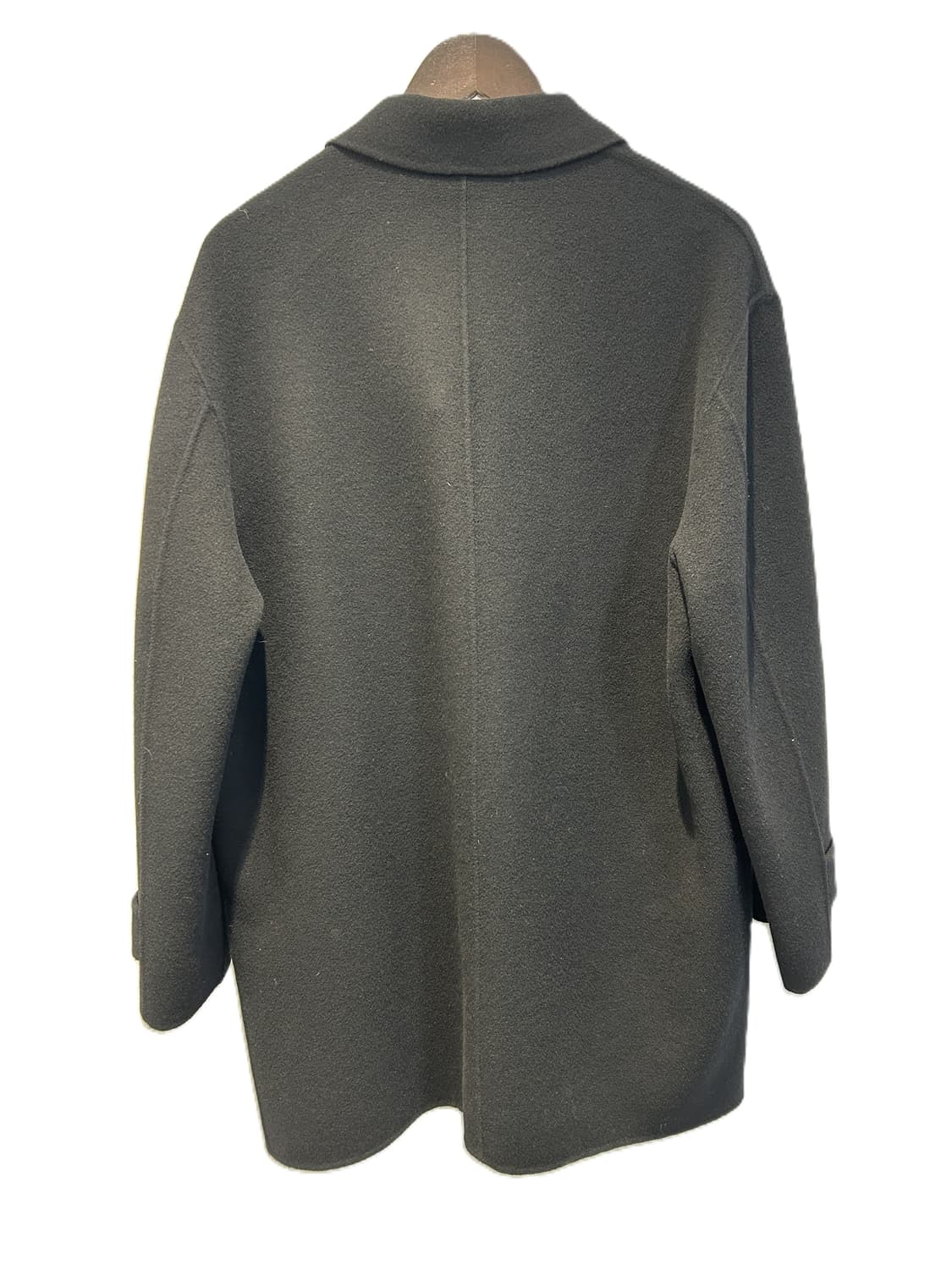 핸드메이드 울 혼방 싱글 코트 상품이미지4