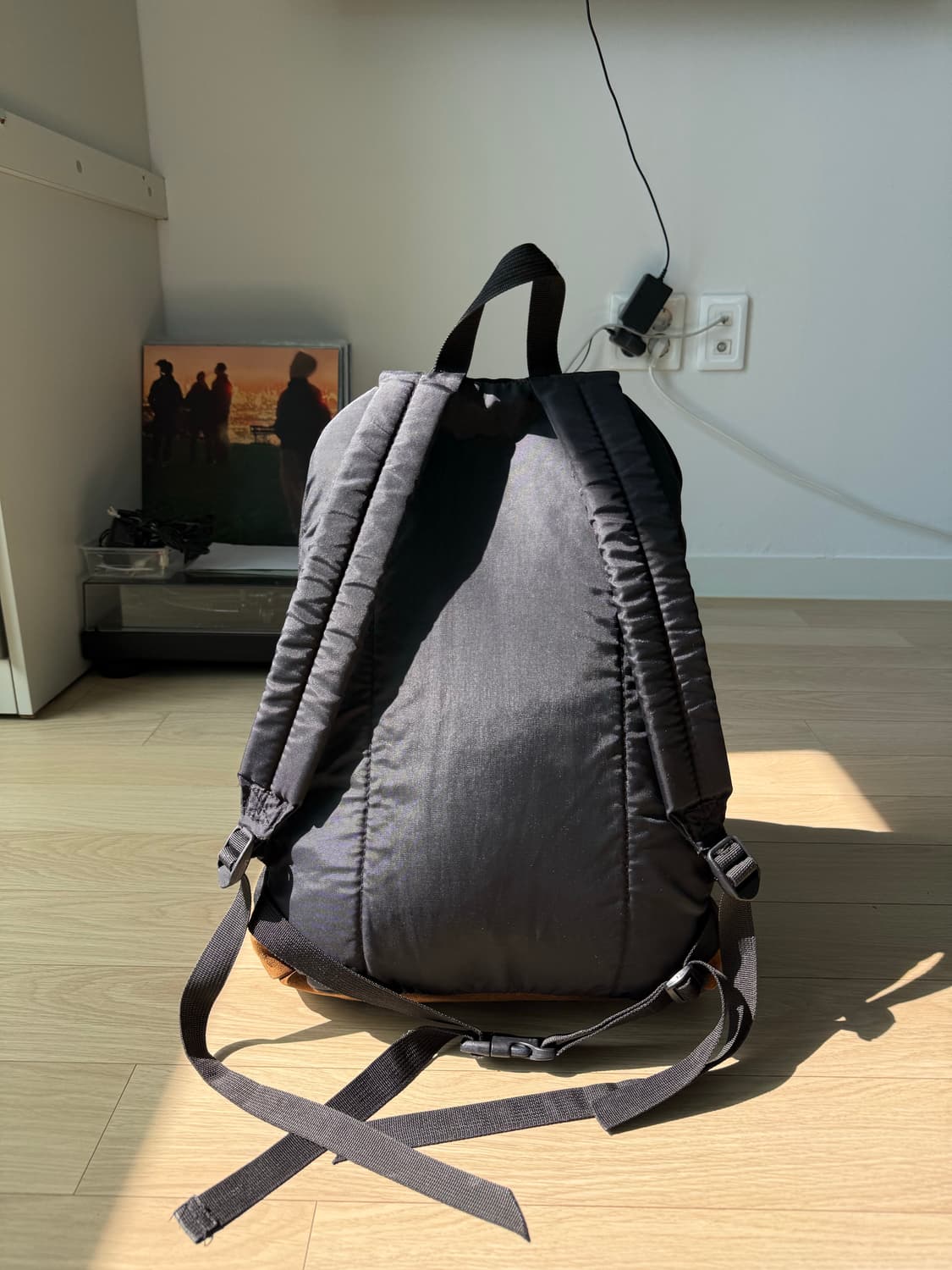 잔스포츠 90s 빈티지 스웨이드 바텀 백팩 상품이미지4