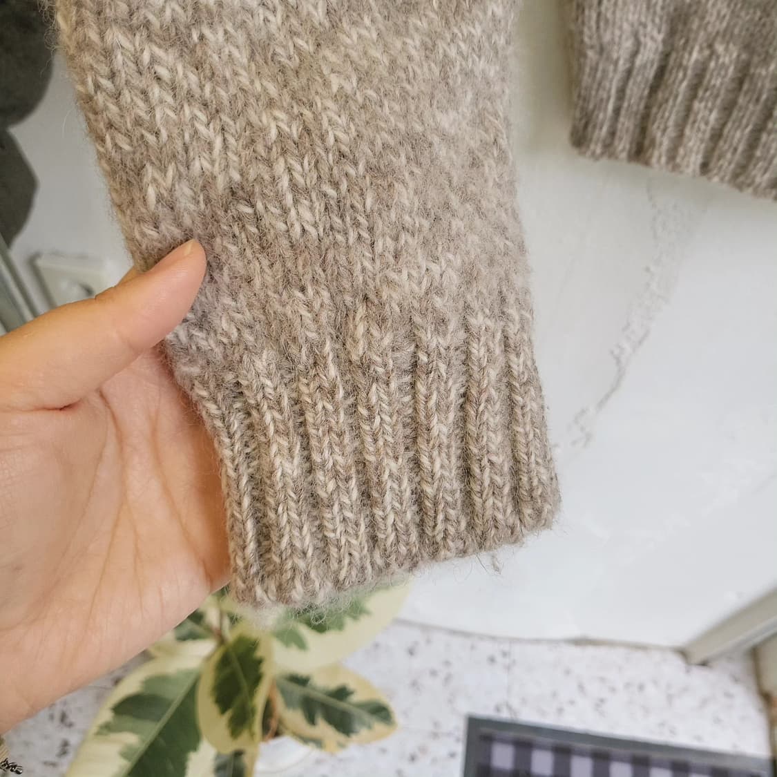 Seahole 뉴울 오트밀 스웨터 L 상품이미지5