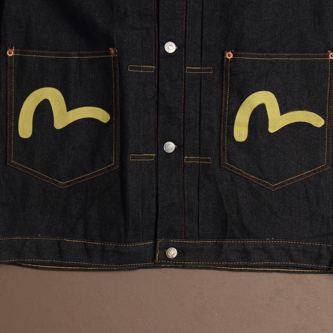 00's 에비수 셀비지 스티치 데님 자켓 A1282 상품이미지4