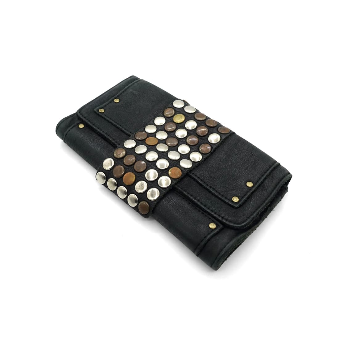 TRES 트레스 바이커 스터드 레더 월렛 펄스백 상품이미지1