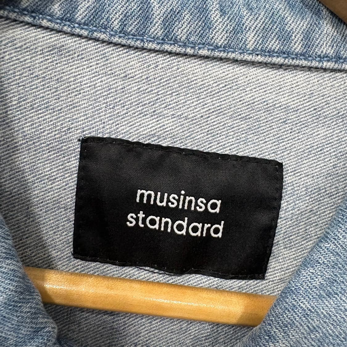 무신사 스탠다드 데님 드리즐러 자켓 상품이미지3