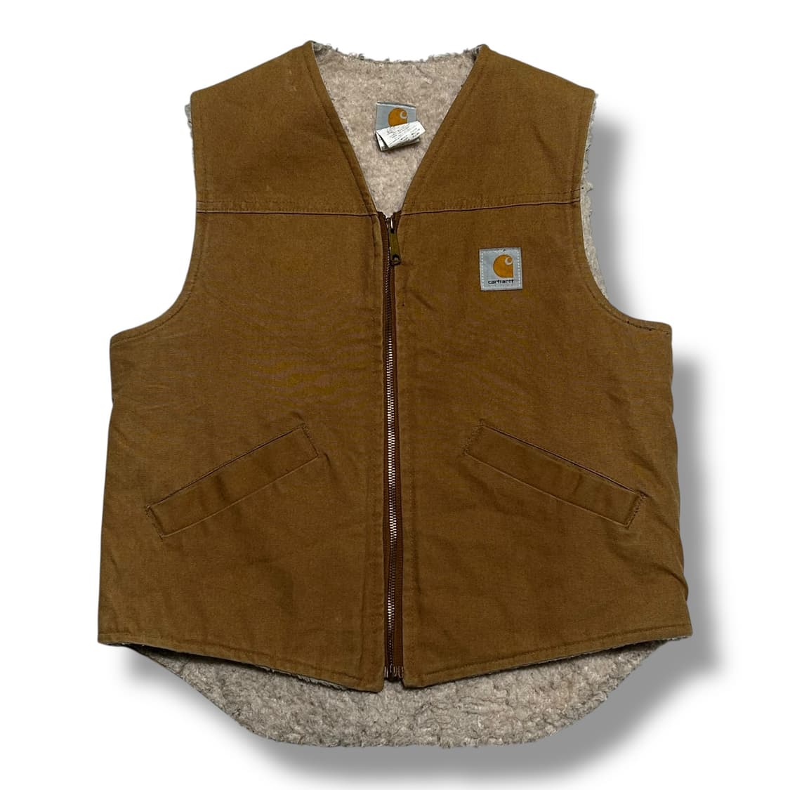 Carhartt V03 덕캔버스 쉐르파 베스트 상품이미지1