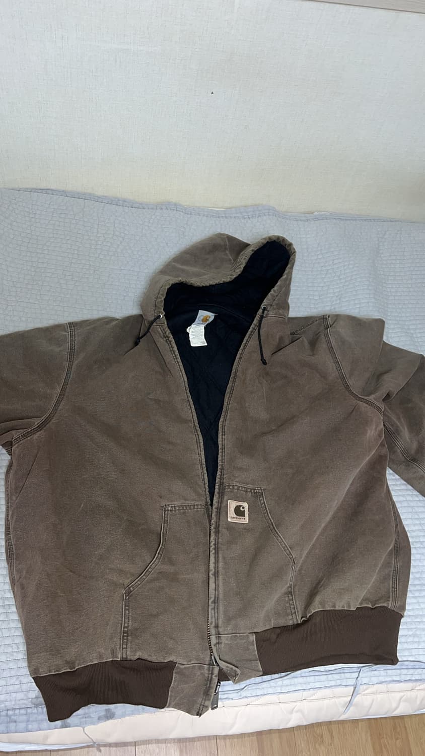 [급처] 칼하트 J68 CHT 액티브 자켓 체스트넛 3XL 워크자켓 상품이미지2