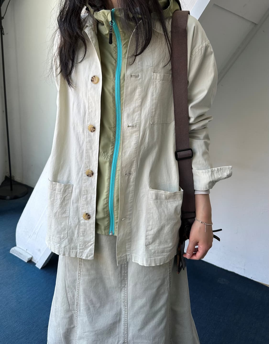Light cotton poly utility jacket 상품이미지9