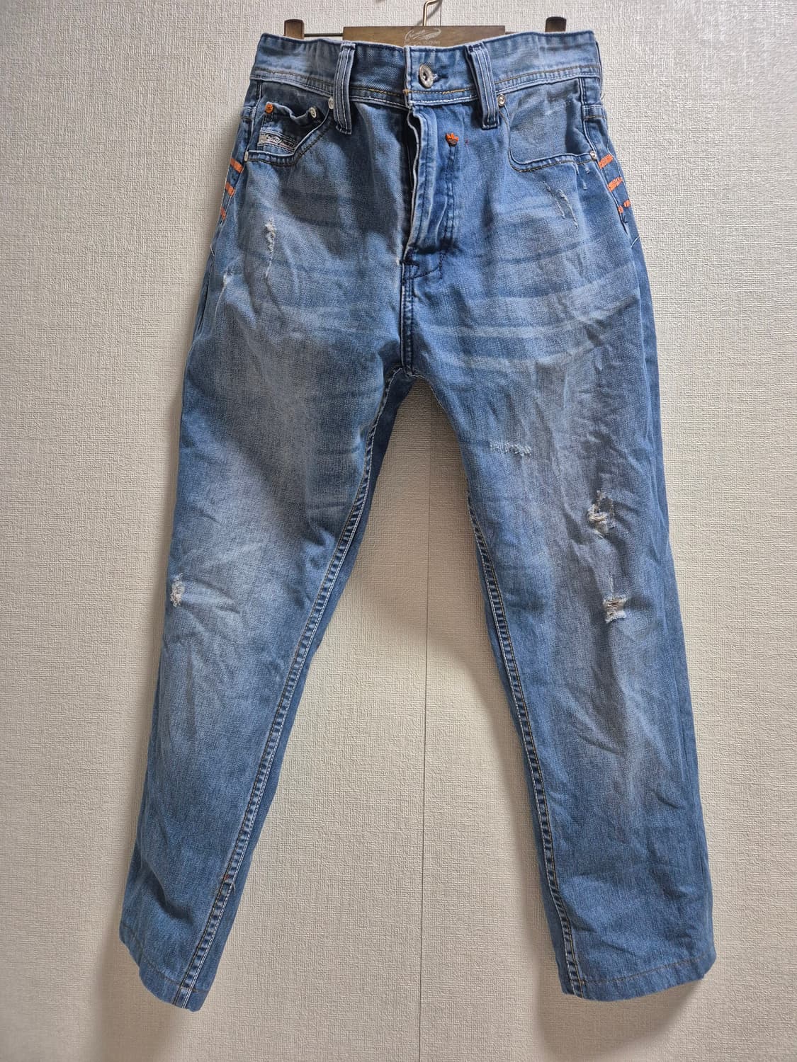 아디다스 X 디젤 스트레이트 데님 팬츠 상품이미지3