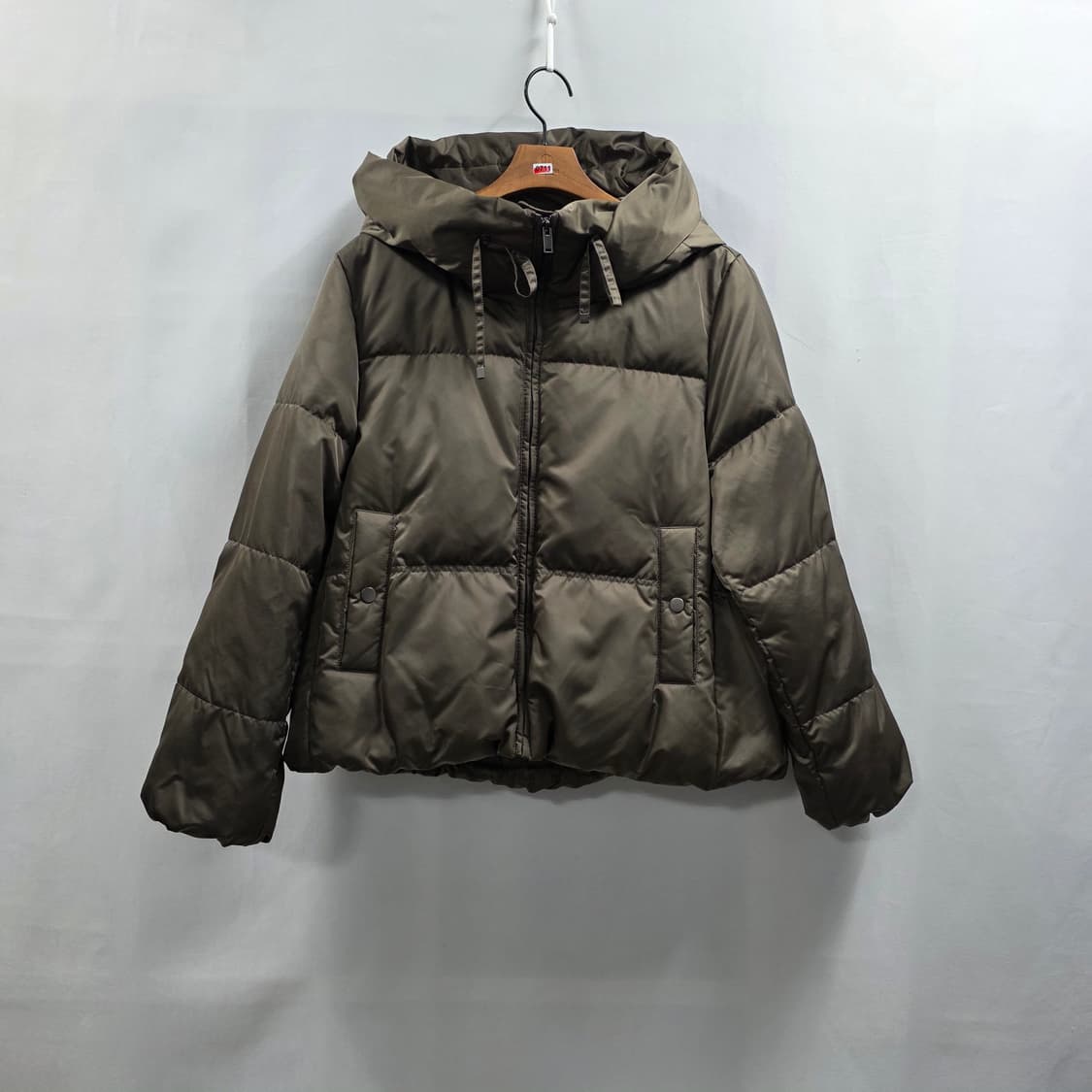 0711 럭키브랜드 헝가리구스다운 여성 패딩 55 카키 상품이미지1