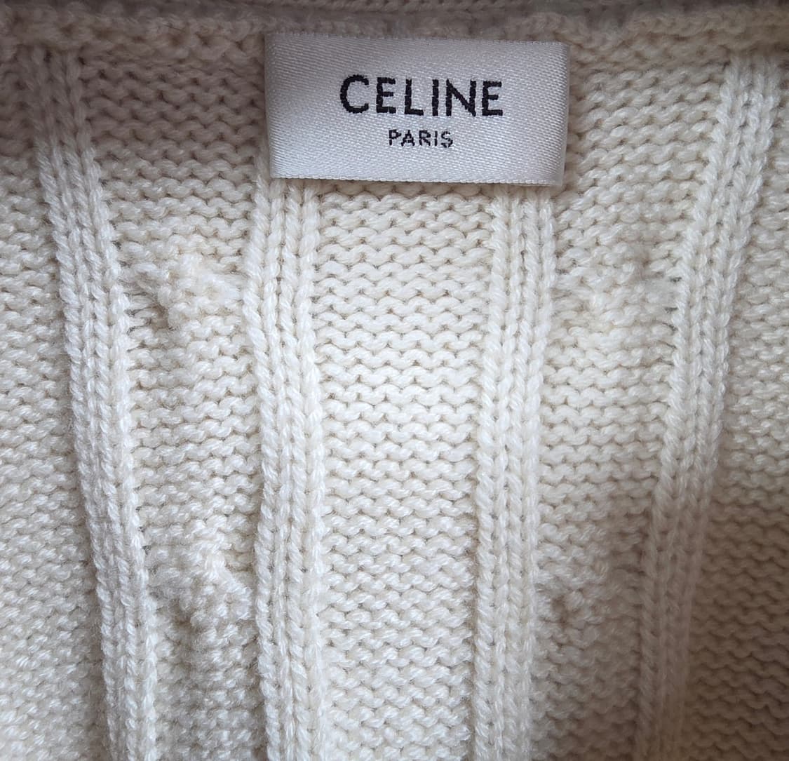 [박보검착용] 셀린느 캐시미어 100 케이블 가디건 S사이즈 !!!!! 상품이미지6