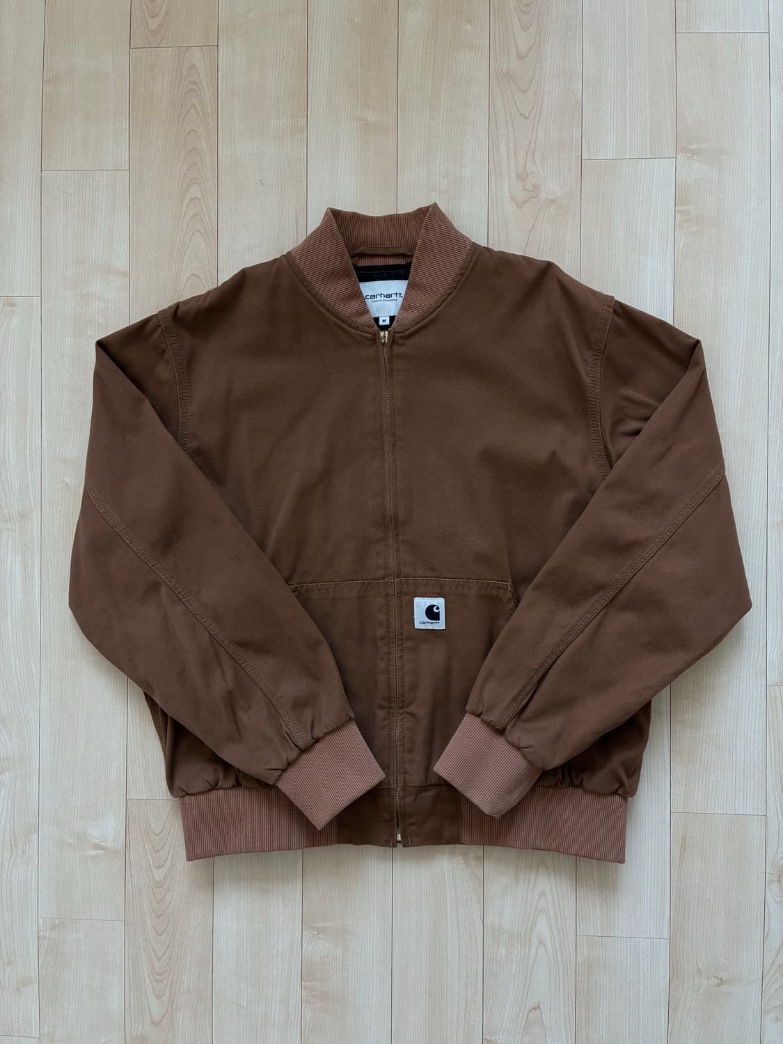 (M) 칼하트WIP 우먼스 액티브 봄버 자켓 해밀턴 브라운 상품이미지1