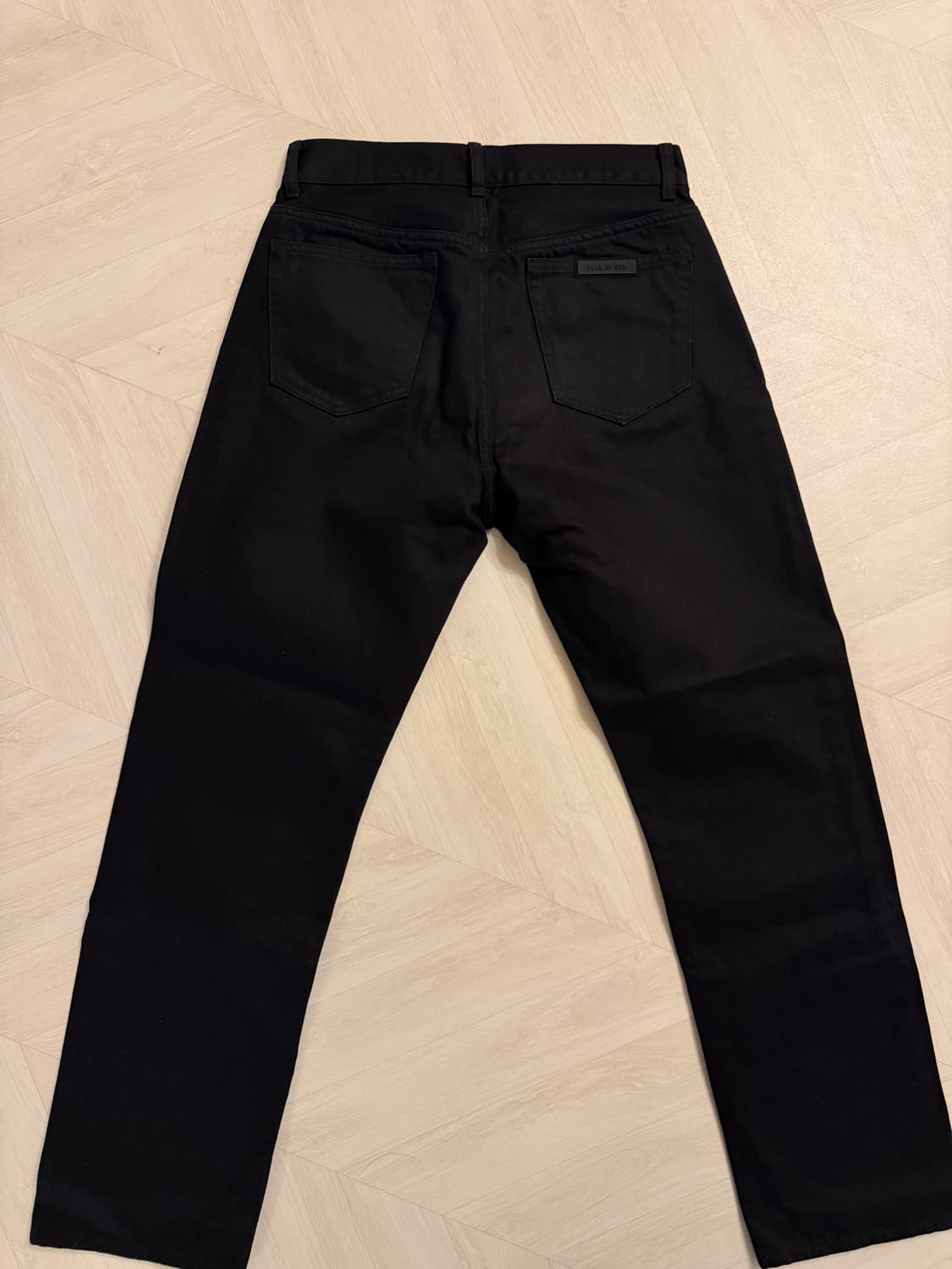 피어오브갓 에센셜 더블랙컬렉션 데님팬츠 블랙 새상품 상품이미지2