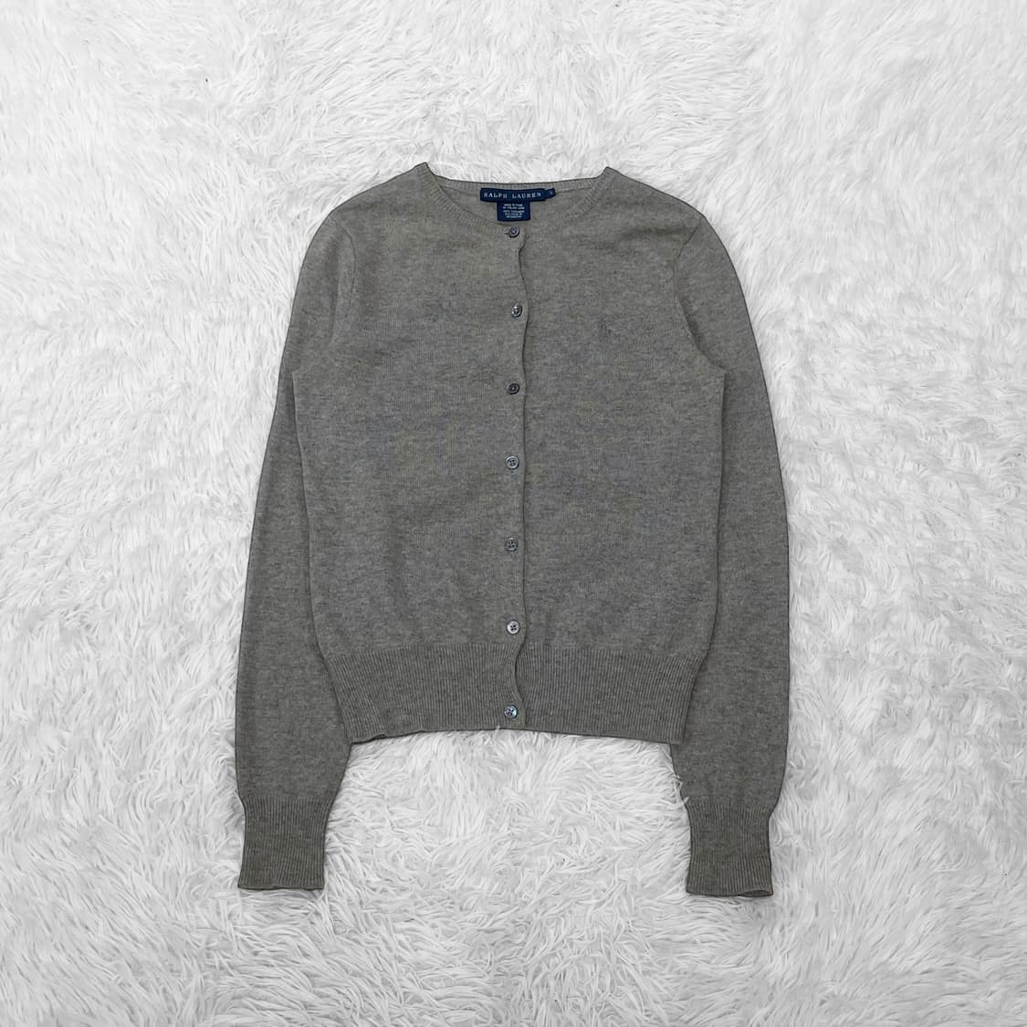 폴로 랄프로렌 포니 로고 캐시미어 라운드 가디건 상품이미지2