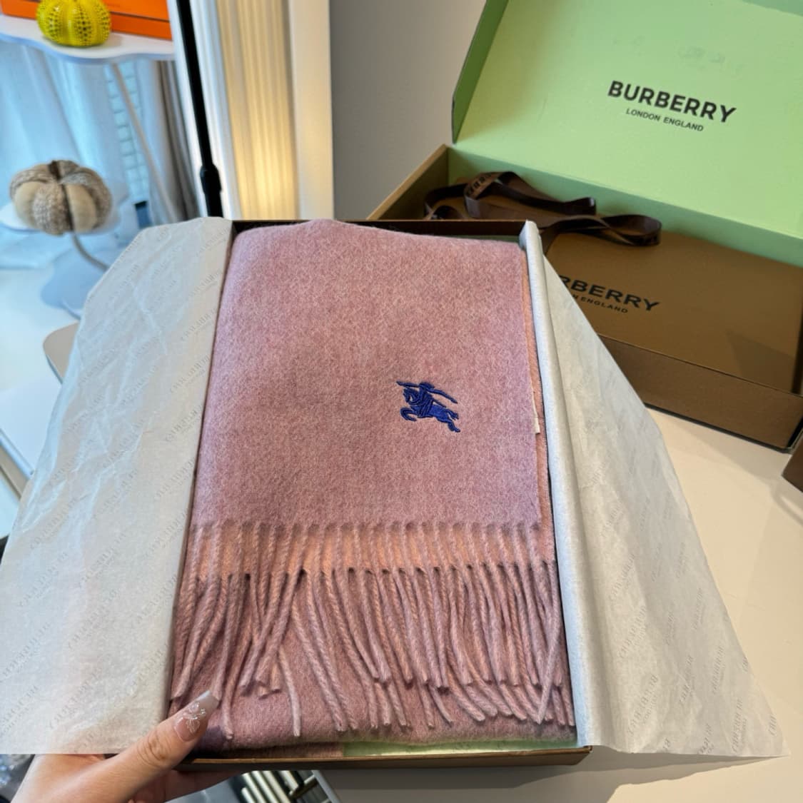 버버리 리버서블 스카프 100% 램스울
 상품이미지1