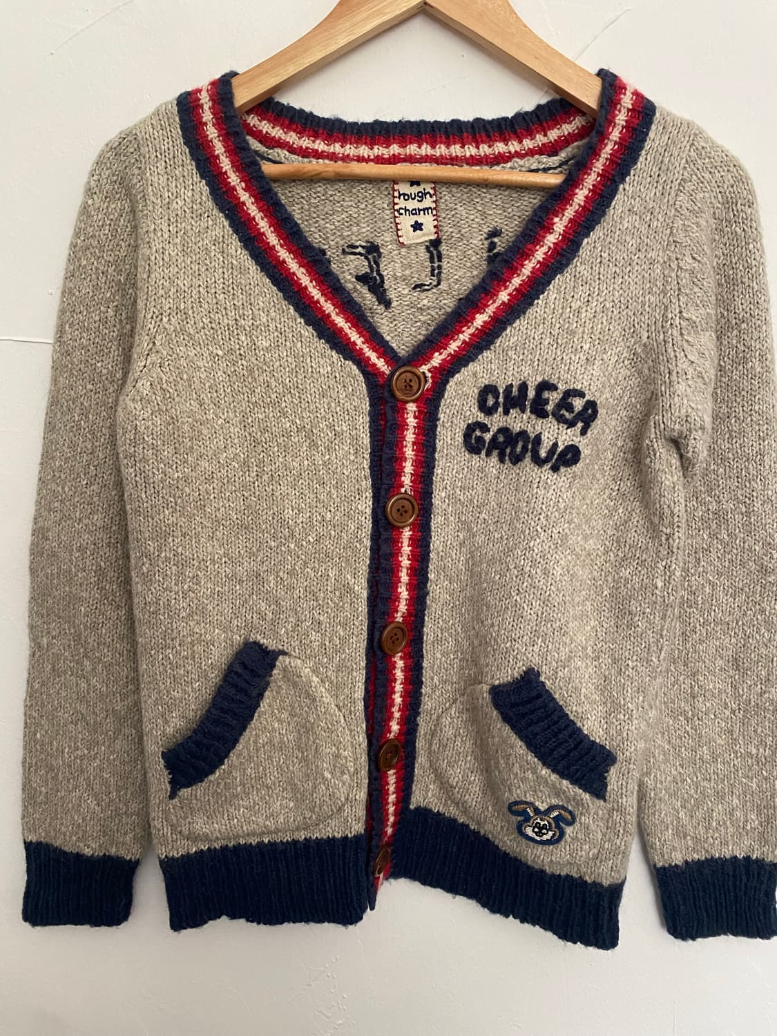 Rough natural charm 바니니트가디건 상품이미지1