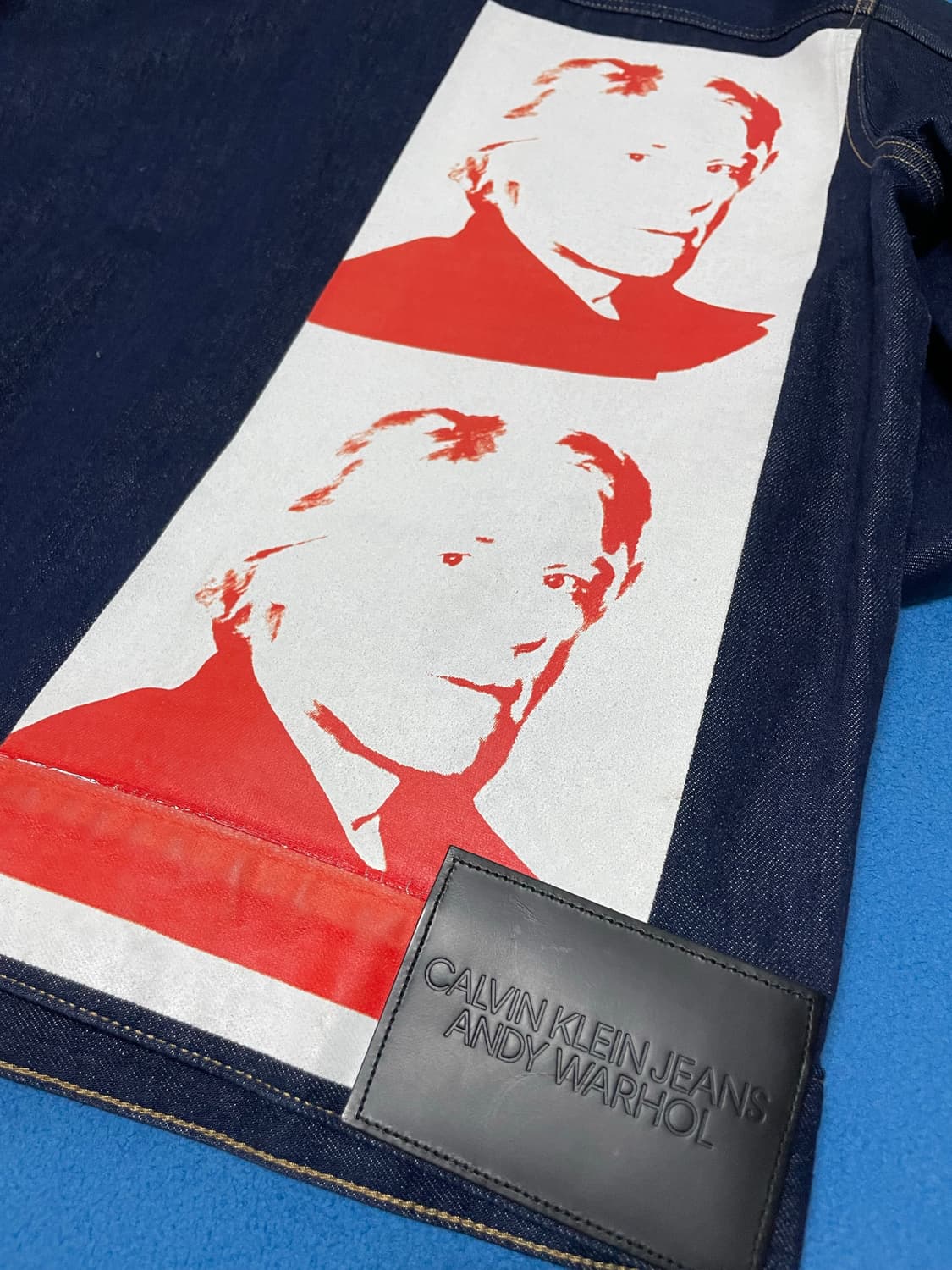 라프시몬스 205w39nyc 앤디워홀 데님 자켓 상품이미지1