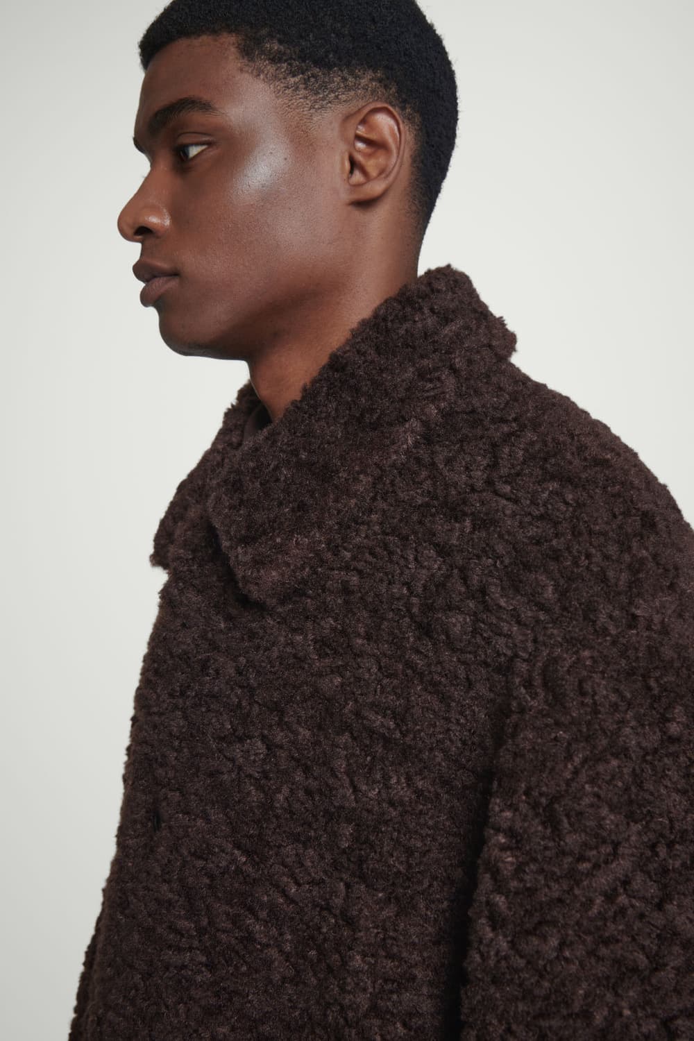 COS 패디드 테디 자켓 상품이미지4