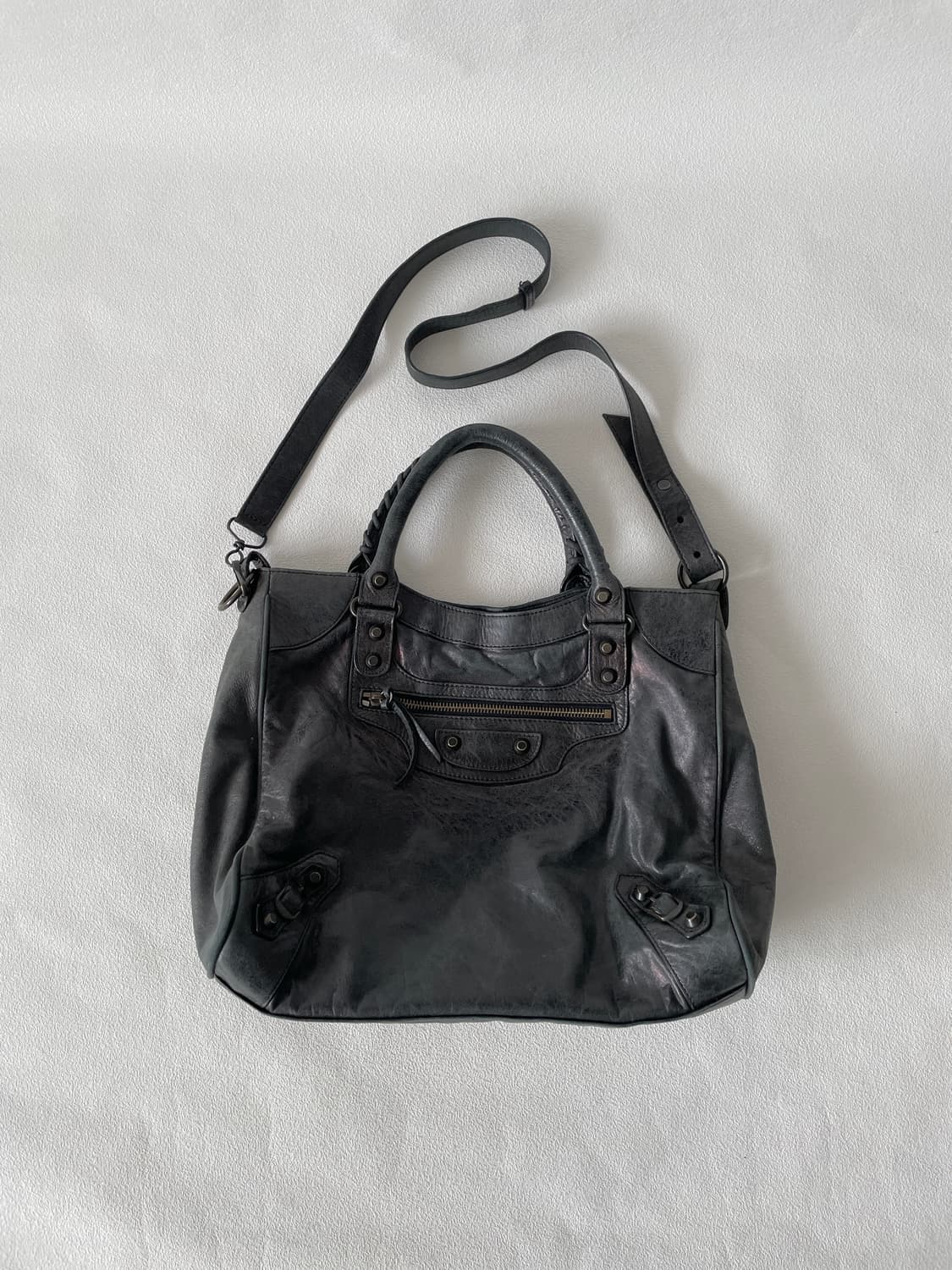 JOLIE FEMME 레더 토트 숄더백 상품이미지1