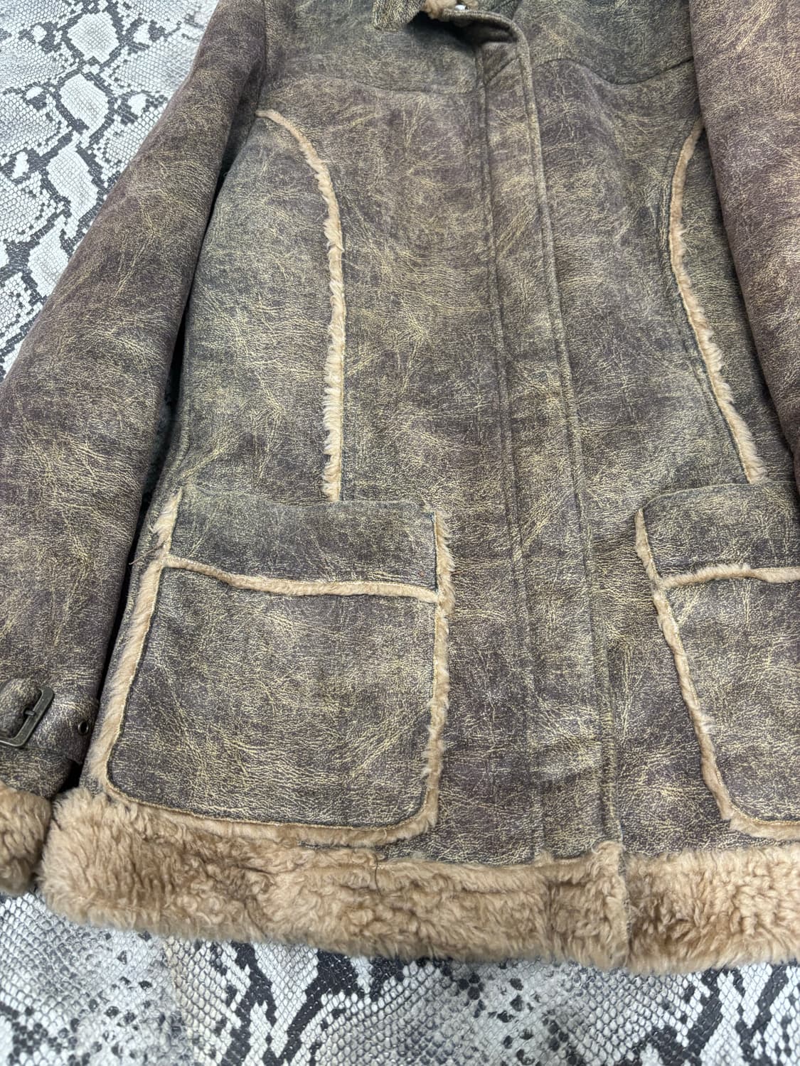 Grunge Washed Buckle Detail Mustang 상품이미지5