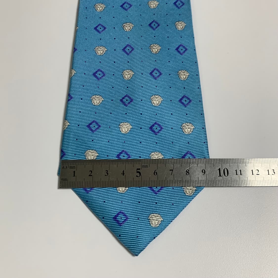 베르사체(VERSACE) 모노그램 명품 정장넥타이 A+등급 9.3cm 상품이미지9