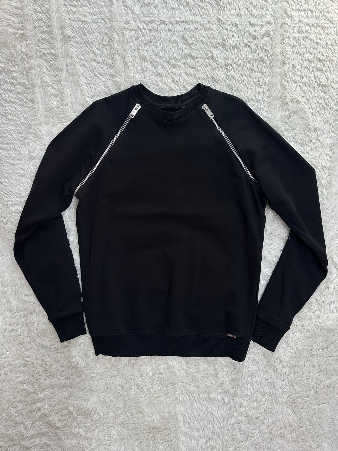 디젤 블랙 지퍼 맨투맨 상품이미지1