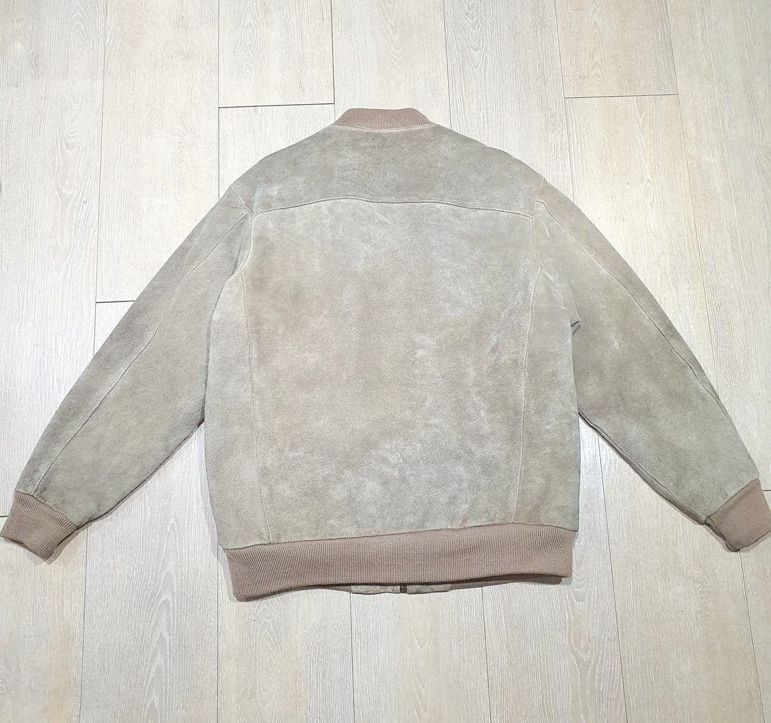 빈티지 스웨이드 블루종 쉐르파 봄버 국내 100 무스탕 상품이미지4