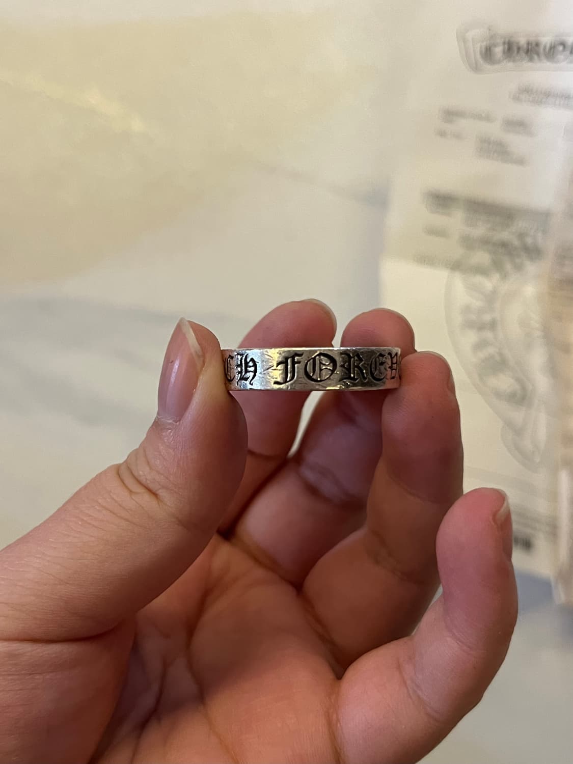 크롬하츠 스페이서 포에버링 24호 (영수증포함) 상품이미지2