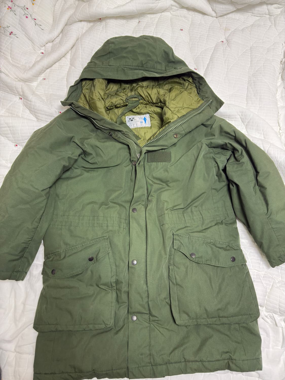 91년 스웨덴군 M-90 콜드 웨어 파카 (105) 상품이미지3