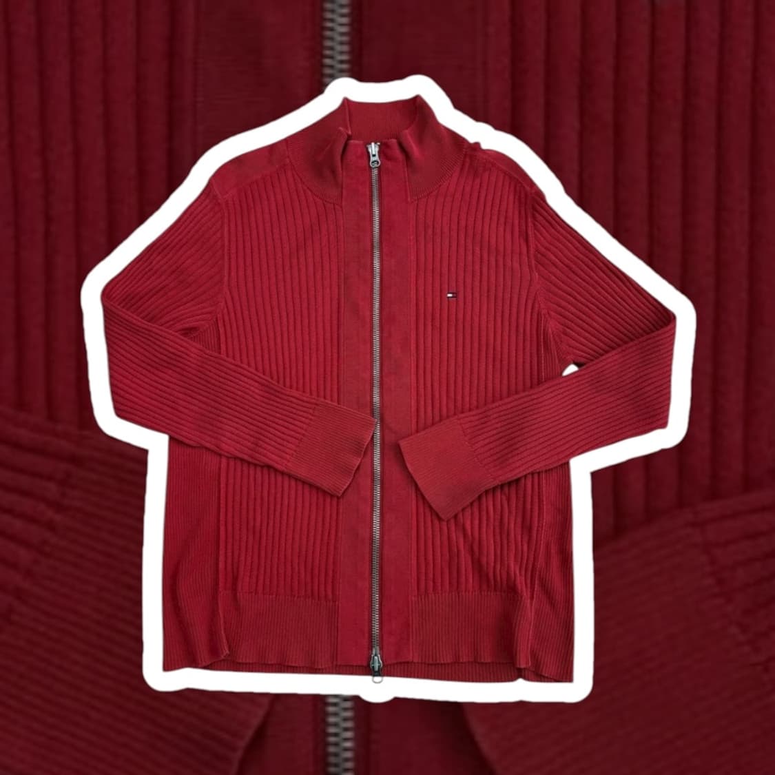 타미힐피거 니트집업 상품이미지1