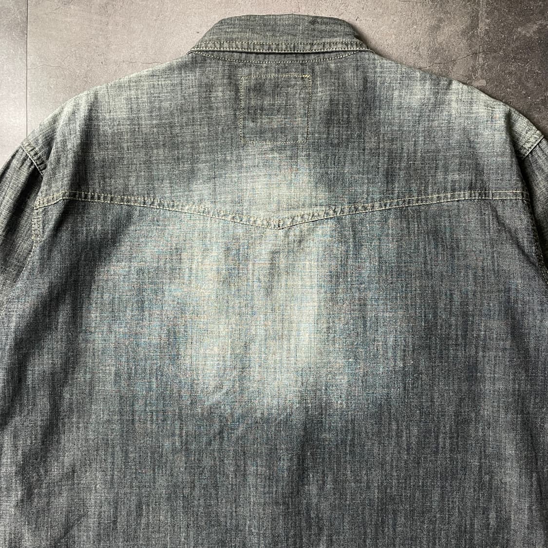 PAPER DENIM & CLOTH 그레이 데님 웨스턴셔츠 A00486 상품이미지7