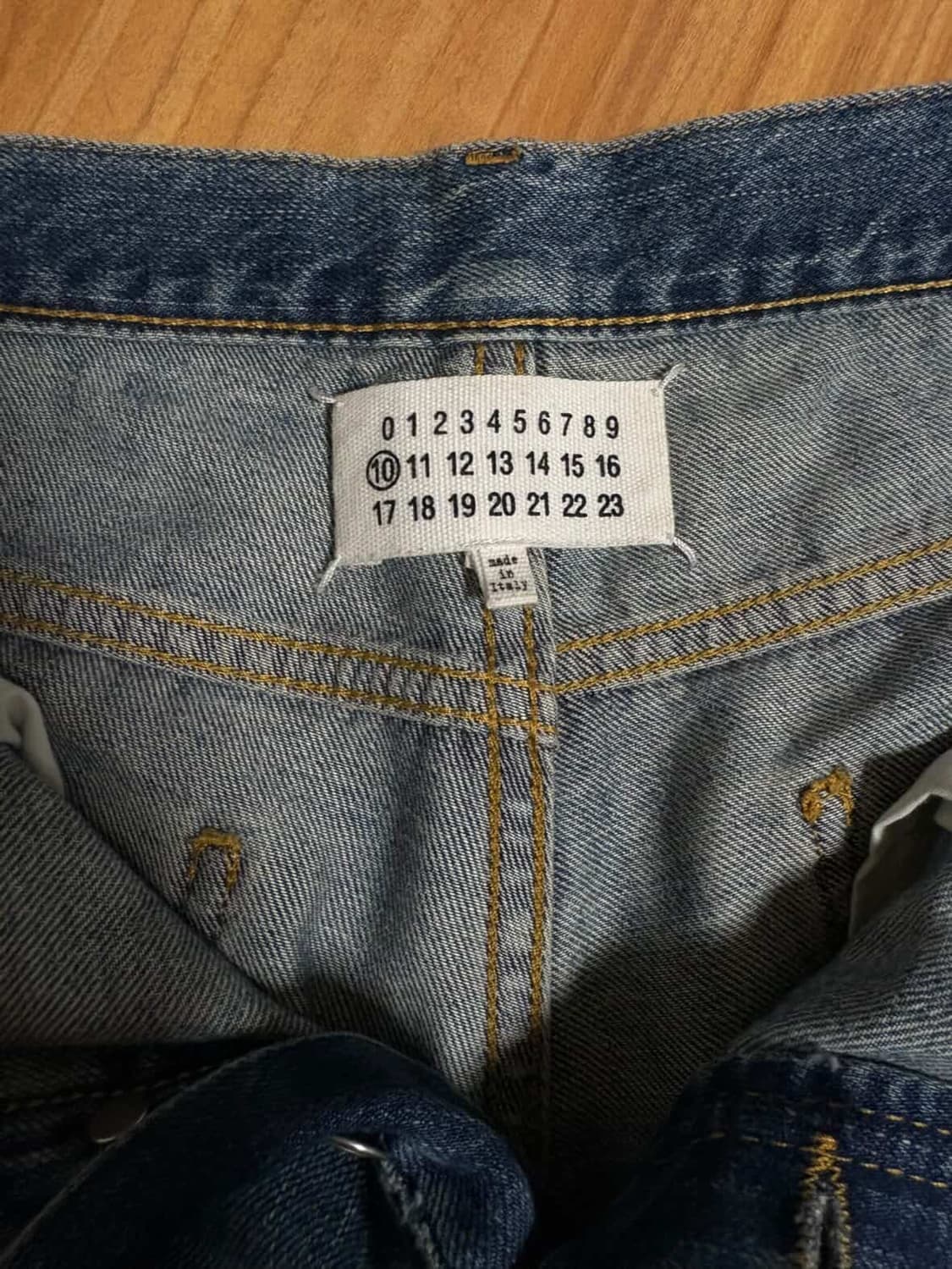 Maison Margiela 17ss cuffs denim 팬츠 상품이미지3