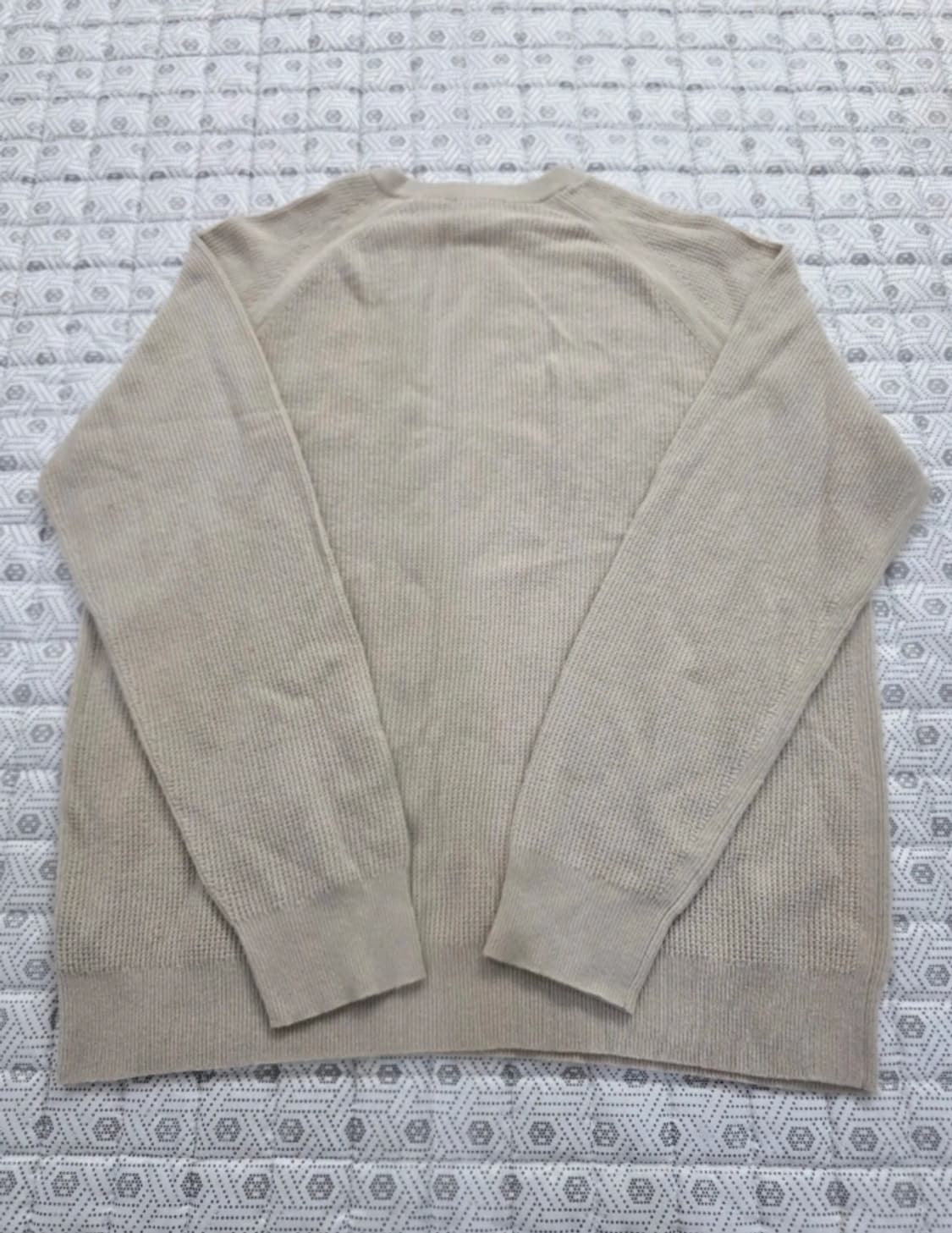 띠어리 남성 100% 캐시미어 와플 니트 105 상품이미지4